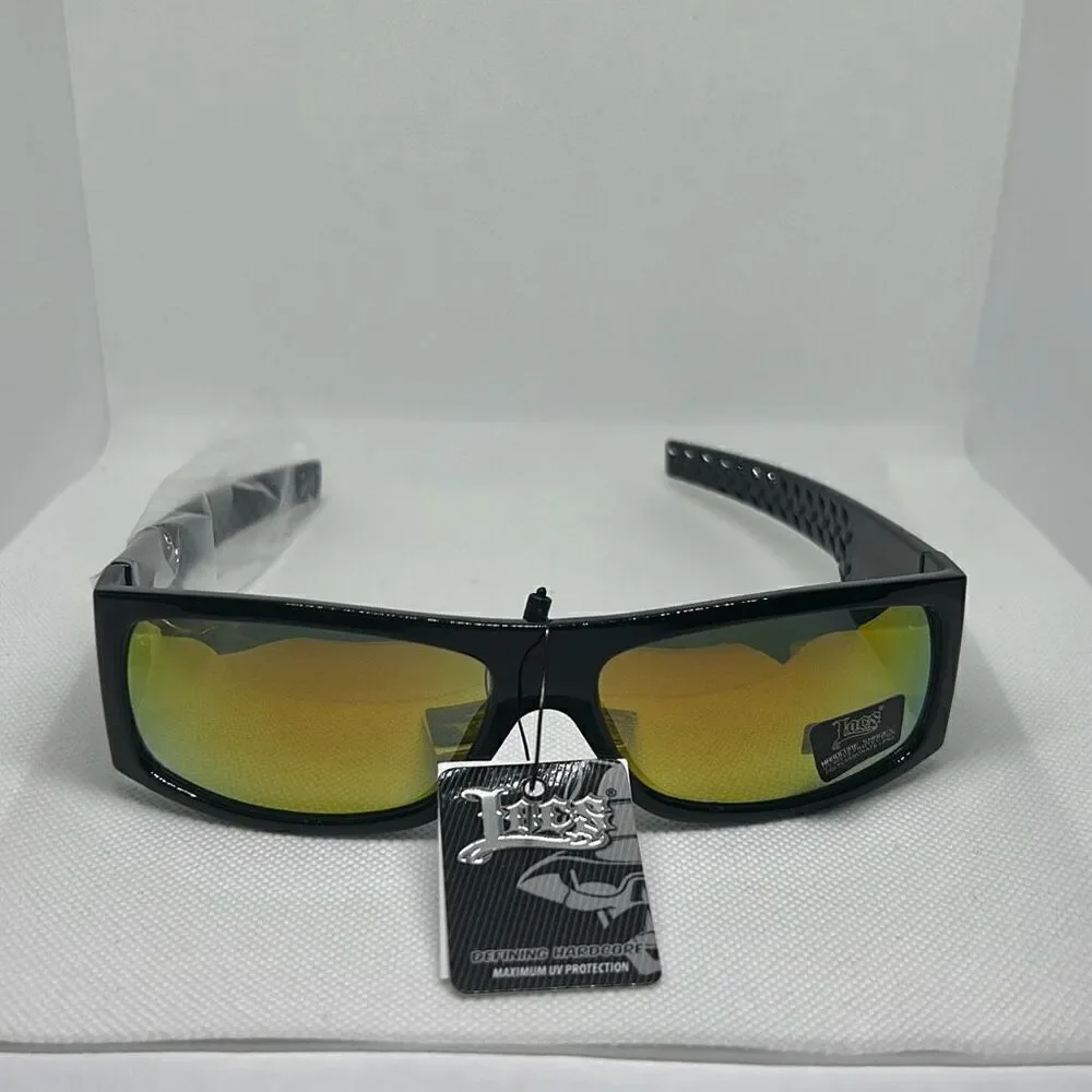 Locs Mens Mirrored Hardcore Sunglasses